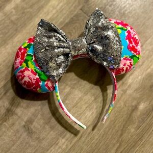 Custom Lilly Pulitzer Inspired Minnie Ears